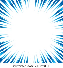 Abbildung der blauen Farbverlaufsfokuslinien