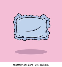 The Illustration of Blue Pillow