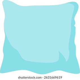 Illustration of a blue pillow
