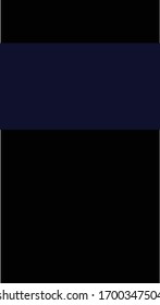 Illustration of blue solid color on black color 16:9 ratio portrait smartphone screen