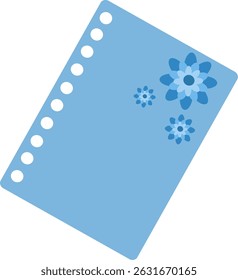 Illustration of blue sticky notes