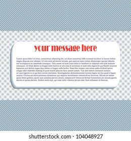 illustration of blue tiled abstract background pattern with copyspace.