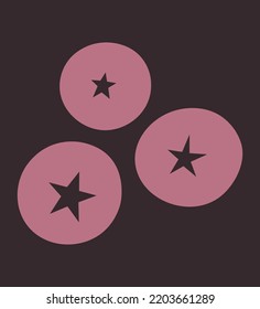 Illustration of blueberries. Flat modern abstract clip art with fresh berries. Isolated vector icon in doodle style for vegan, vegetarian merch. 