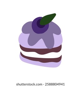 Illustration of Blueberry Cake Delight