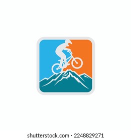 illustration of bmx bike, sport, vector art.