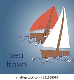 Illustration of a boat