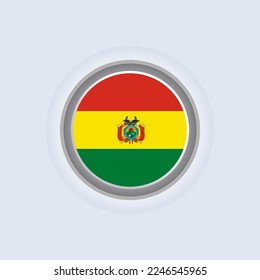 Illustration of Bolivia flag Template