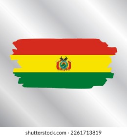 Illustration of Bolivia flag Template