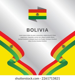 Vorlage für Bolivien-Flaggen