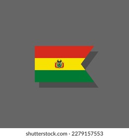 Vorlage für Bolivien-Flaggen