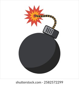  Illustration of a Bomb Ready to Explode