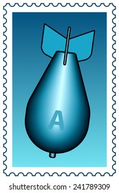 Illustration of the bomb stamp