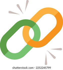 Illustration of bonding and loving creatively on a white background