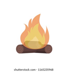 Illustration of a bonfire
