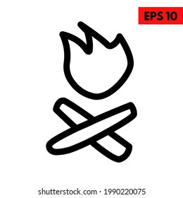 Illustration des Symbol der Feuerlöschlinie