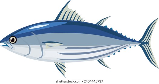 It is an illustration of bonito.