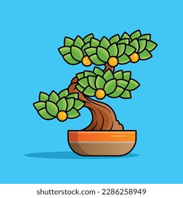 Die Illustration von Bonsai Tree