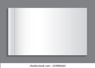 An Illustration of a Book with a Blank Front Cover