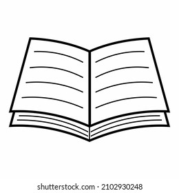 An illustration and a book icon