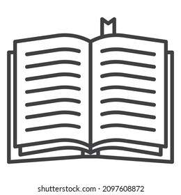 Illustration, book icon can be used for all purposes