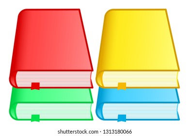Illustration of the book icon set