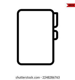 Illustration of Book Line Icon