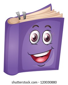 illustration of a book on a white background