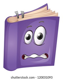 illustration of a book on a white background
