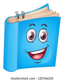 illustration of a book on a white background