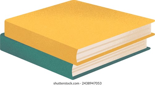 Illustration eines Buches mit weißem Hintergrund