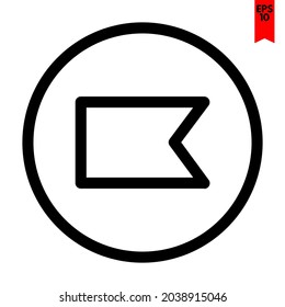ilustración del icono de diseño de marcador