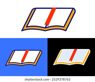 Ilustración de libros que simbolizan el conocimiento, la educación y los recursos de aprendizaje