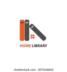 illustration of books and window. suitable for book library company logo.