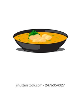 Illustration of bori bori soup from Paraguay