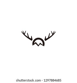 a illustration both of horn and mountain