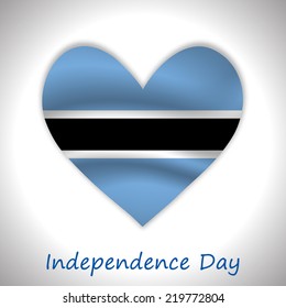 Illustration of Botswana Flags for Independence Day of Botswana