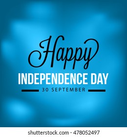 Illustration of Botswana Flags for Independence Day of Botswana.