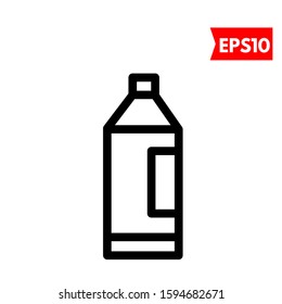 illustration of bottle flat icon