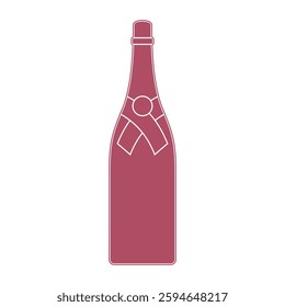 Illustration of a bottle isolated on white