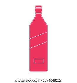 Illustration of a bottle isolated on white