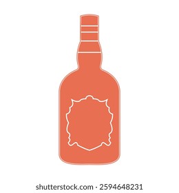 Illustration of a bottle isolated on white