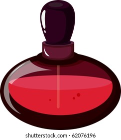 illustration of bottle on a white background