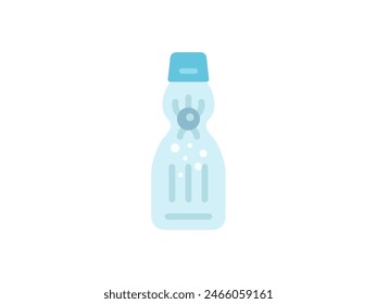 Ilustración de una botella de icono ramune.
