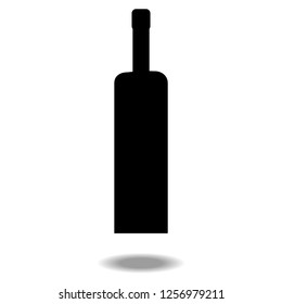 illustration Bottle of wine vector icon