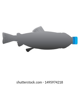 illustration of a bottle-headed fish