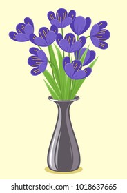 illustration of a bouquet of tulips