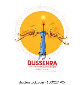 dussehra images stock photos vectors shutterstock https www shutterstock com image vector illustration bow arrow happy dussehra festival 1500224705