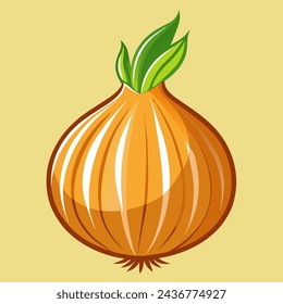 ilustración de un arco sobre un fondo naranja hecho en el estilo de gráficos vectoriales