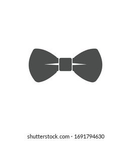 Illustration Bow tie Icon Black and White Vector Graphic