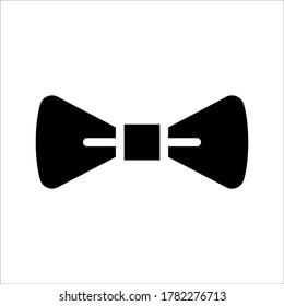 Illustration of bow tie icon on white background eps 10